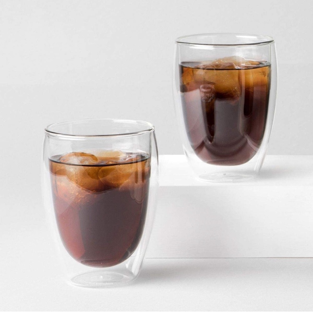 New~ BODUM Double Wall Glass Cup, 12fl oz - Hot&Cold Drinks- Single Cup - Picture 2 of 3